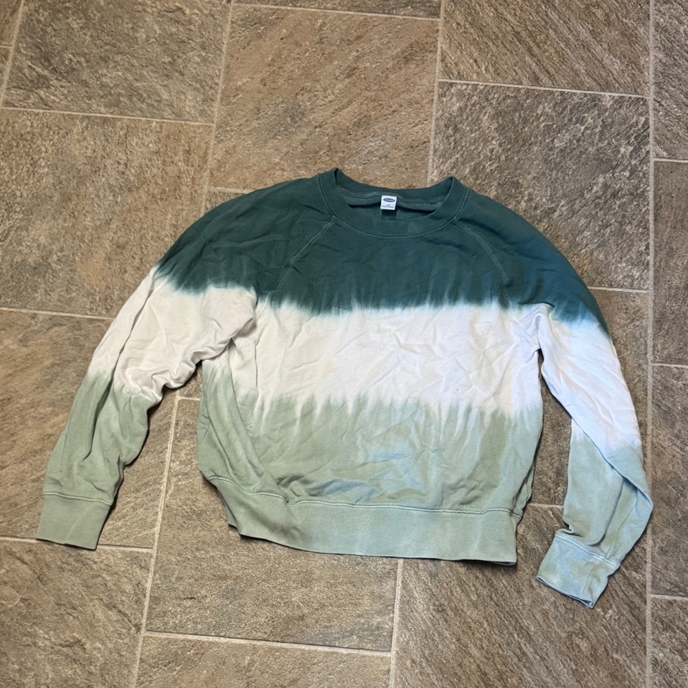 Green Tie Dye Long Sleeve